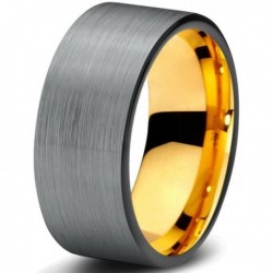 Вольфрамовое Матовое 8мм Обручальное (свадебное) кольцо