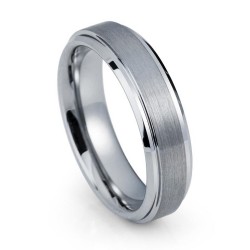 Вольфрамовое Обручальное (свадебное) кольцо (мужское, женское) CS825-B-6