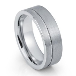 Вольфрамовое Обручальное (свадебное) кольцо (мужское, женское) CS857-B-6